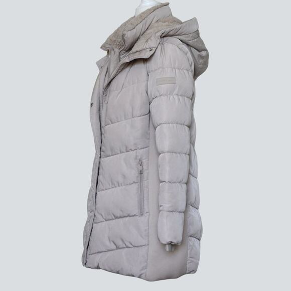 ANDREW MARC Women's Hooded Walker Puffer Jacker Size M - Picture 3 of 10